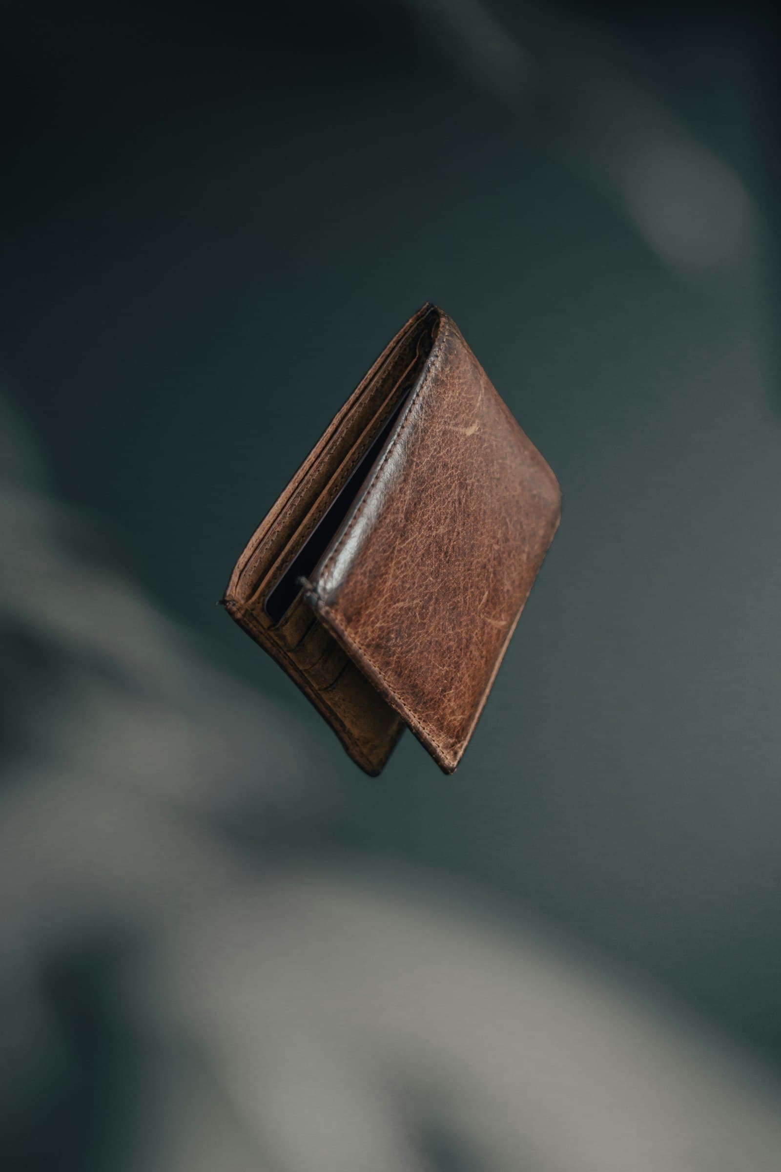 Placeholder photograph of a compact wallet